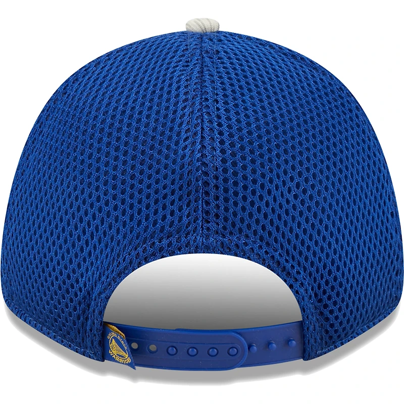 Men's New Era Gray/Royal Golden State Warriors Active 9FORTY Snapback - Hat