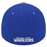 Men's New Era Gray/Royal Golden State Warriors Active Trim 39THIRTY Flex Hat