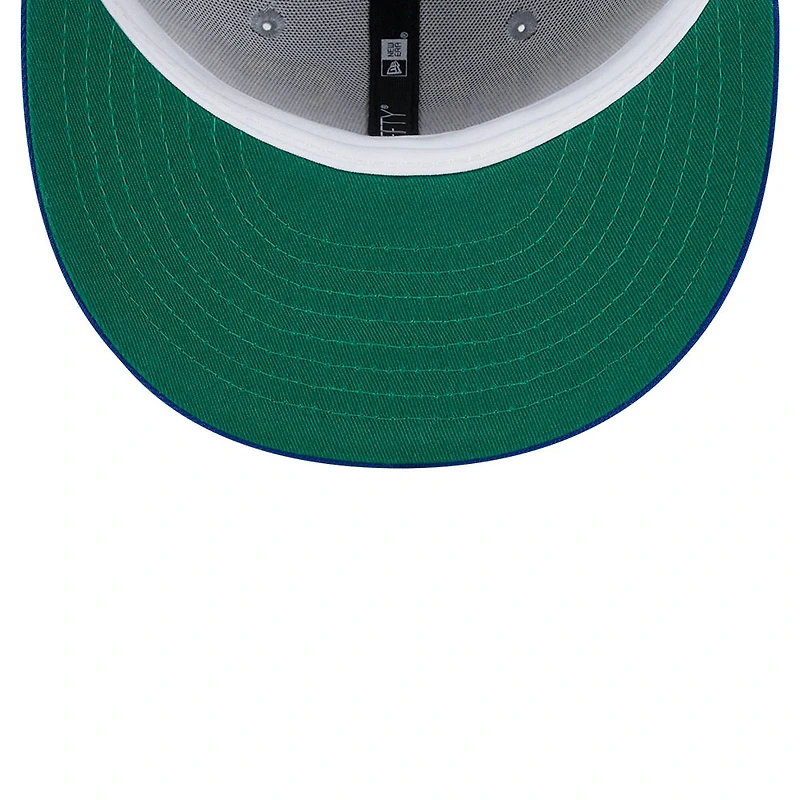 Men's New Era Gray/Royal Golden State Warriors Tip-Off Two-Tone 9FIFTY Snapback Hat