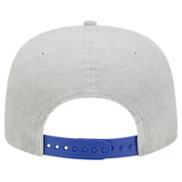 Casquette de golf à visière snapback Golden State Warriors grise New Era pour homme