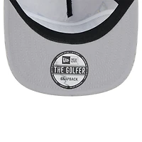 Casquette de golf à visière snapback Golden State Warriors grise New Era pour homme