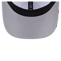 Casquette extensible à bouton-pression New Era bleu clair/gris pour homme