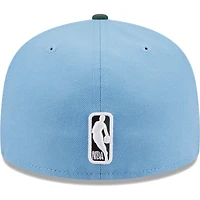 Men's New Era Light Blue/Green Golden State Warriors Two-Tone 59FIFTY Fitted Hat