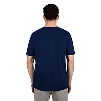 T-shirt épais en chenille bleu marine Golden State Warriors 2024/25 City Edition pour homme New Era