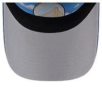 Men's New Era Powder Blue Golden State Warriors Clouds 9TWENTY Adjustable Hat