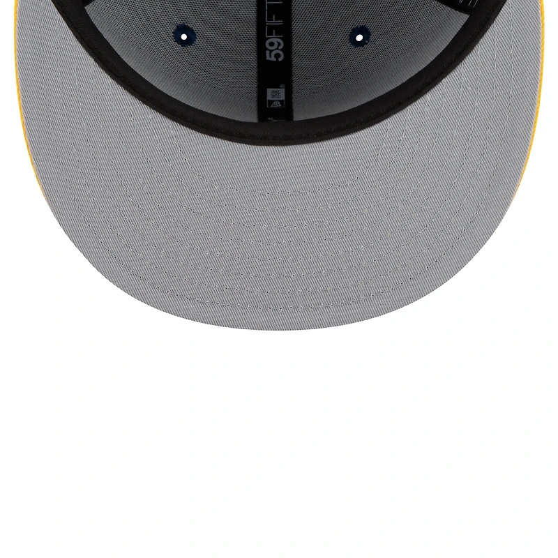Men's New Era Royal/Gold Golden State Warriors 2-Tone 59FIFTY Fitted Hat