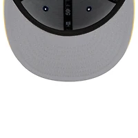 Men's New Era Royal/Gold Golden State Warriors 2-Tone 59FIFTY Fitted Hat
