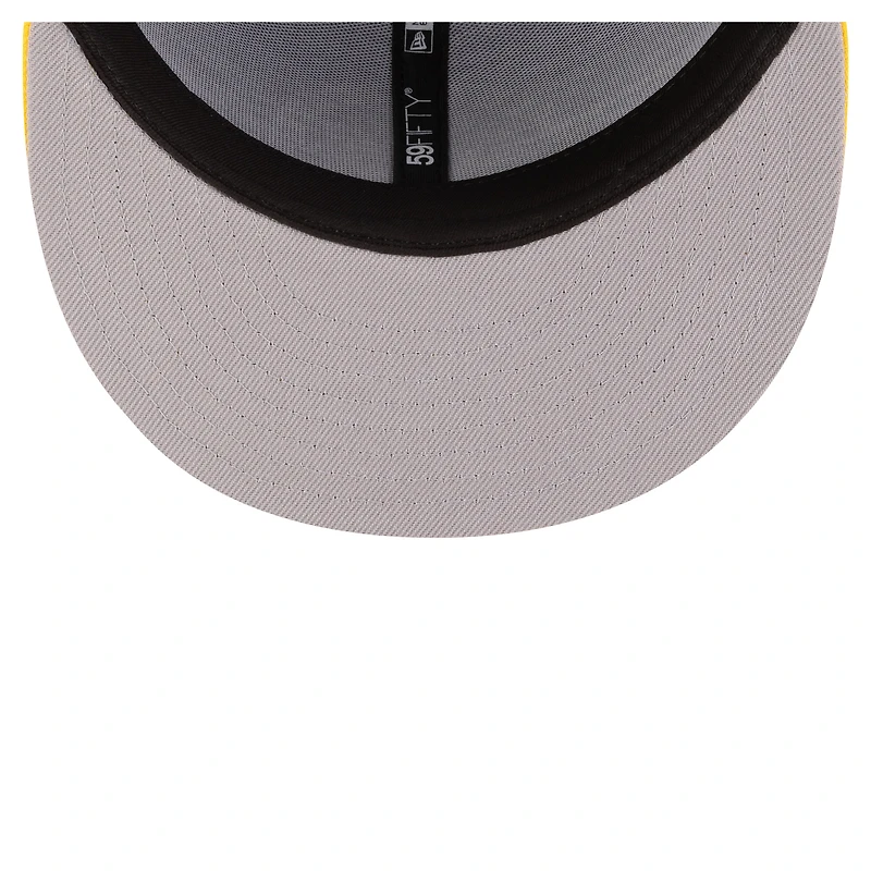 Men's New Era  Royal/Gold Golden State Warriors 80s Throwback 59FIFTY Fitted Hat