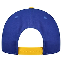Men's New Era  Royal/Gold Golden State Warriors Arch 9FORTY M-Crown A-Frame Adjustable Hat