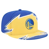 Men's New Era Royal/Gold Golden State Warriors Break 59FIFTY Fitted Hat