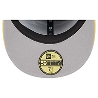 Men's New Era Royal/Gold Golden State Warriors Break 59FIFTY Fitted Hat