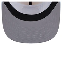 Casquette de golf à visière rabattable New Era Royal/Gold Golden State Warriors pour homme