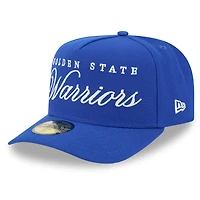 Casquette ajustée New Era Royal Golden State Warriors 2025 NBA Draft 59FIFTY pour homme