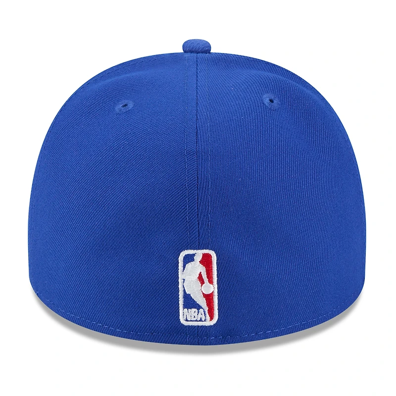 Men's New Era Royal Golden State Warriors 2025 NBA Draft A-Frame 59FIFTY Fitted Hat