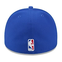 Men's New Era Royal Golden State Warriors 2025 NBA Draft A-Frame 59FIFTY Fitted Hat