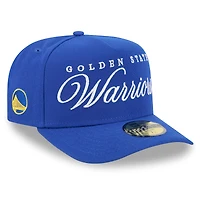 Casquette ajustée New Era Royal Golden State Warriors 2025 NBA Draft 59FIFTY pour homme
