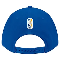 Men's New Era Royal Golden State Warriors 9FORTY Stock M-Crown Adjustable Hat
