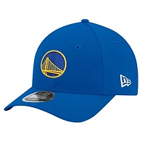 Men's New Era Royal Golden State Warriors 9FORTY Stock M-Crown Adjustable Hat