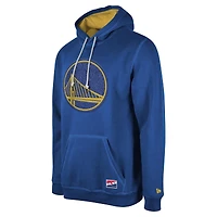 Sweat à capuche en velours côtelé Golden State Warriors Royal New Era pour homme