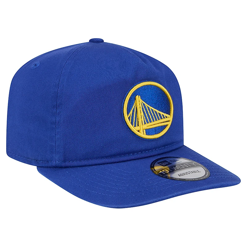 Casquette ajustable New Era Royal Golden State Warriors en coton 19TWENTY pour homme