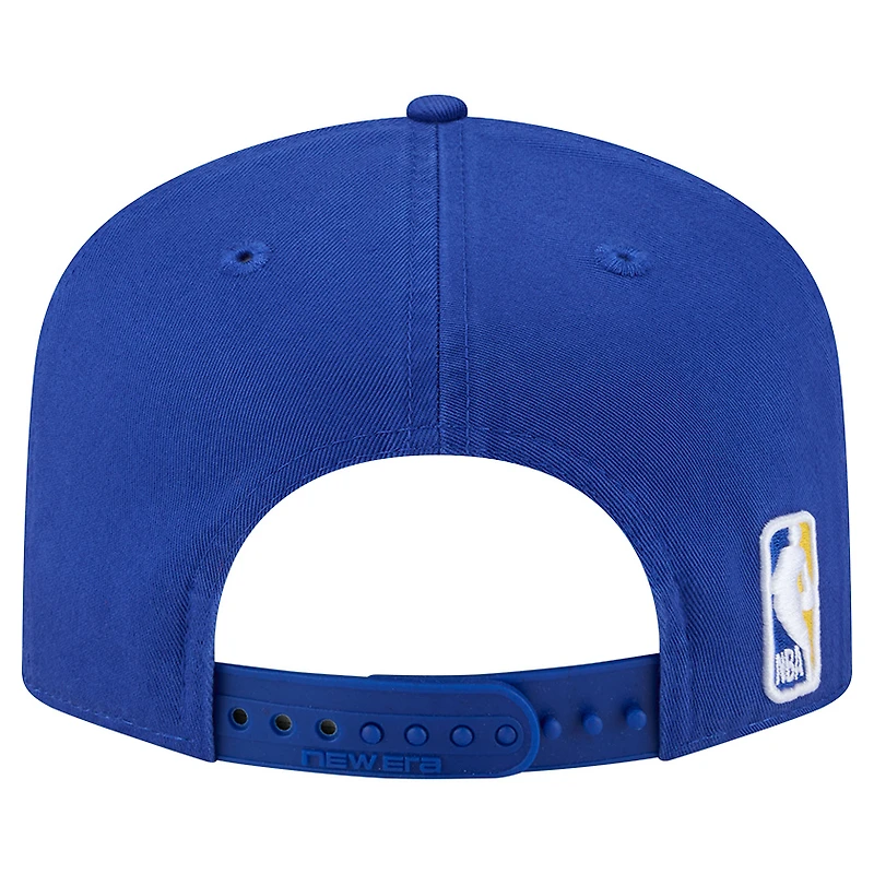 Casquette ajustable New Era Royal Golden State Warriors en coton 19TWENTY pour homme