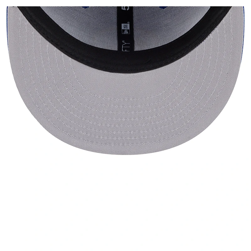 Casquette ajustée New Era Royal Golden State Warriors Deceptor 59FIFTY pour homme