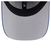 Casquette New Era Royal Golden State Warriors Featherweight Poly Rope Flex 39Thirty pour homme