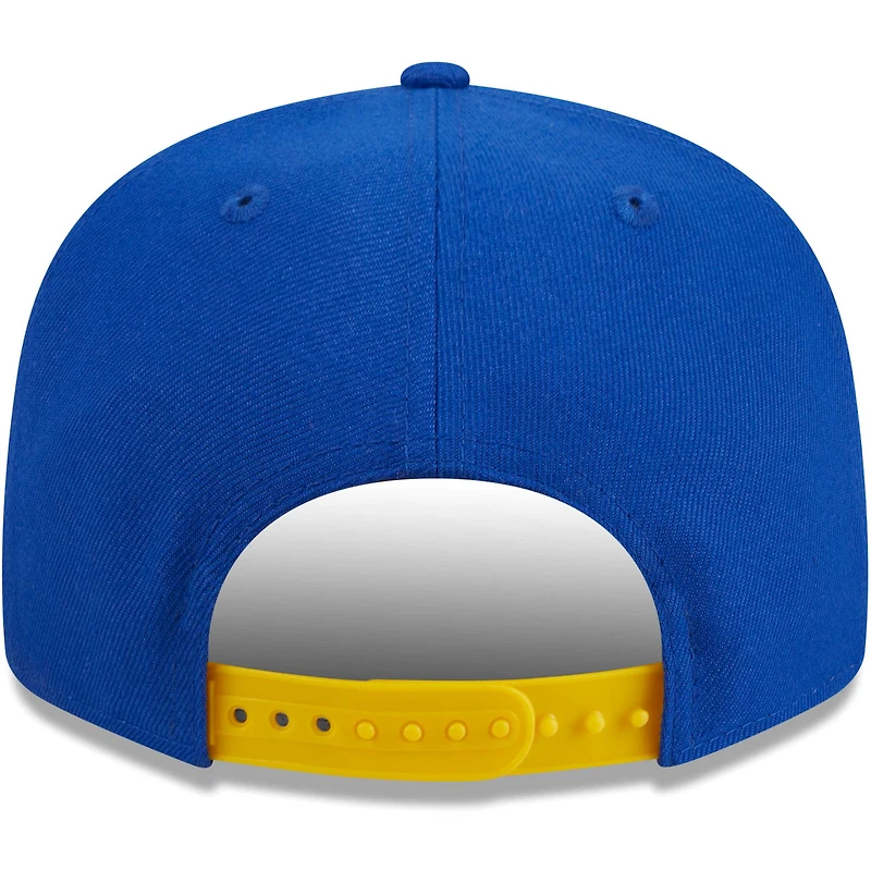 Casquette Snapback 9FIFTY Royal Golden State Warriors Gameday New Era pour homme