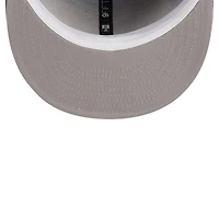 Men's New Era Royal Golden State Warriors Golden Tall Text 9FIFTY Snapback Hat