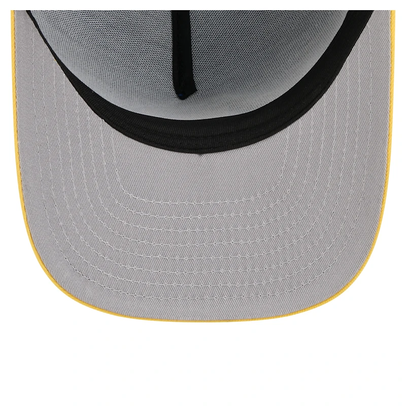Casquette ajustable New Era 9FIFTY pour homme, logo cartoon Golden State Warriors Injection, couleur royale.