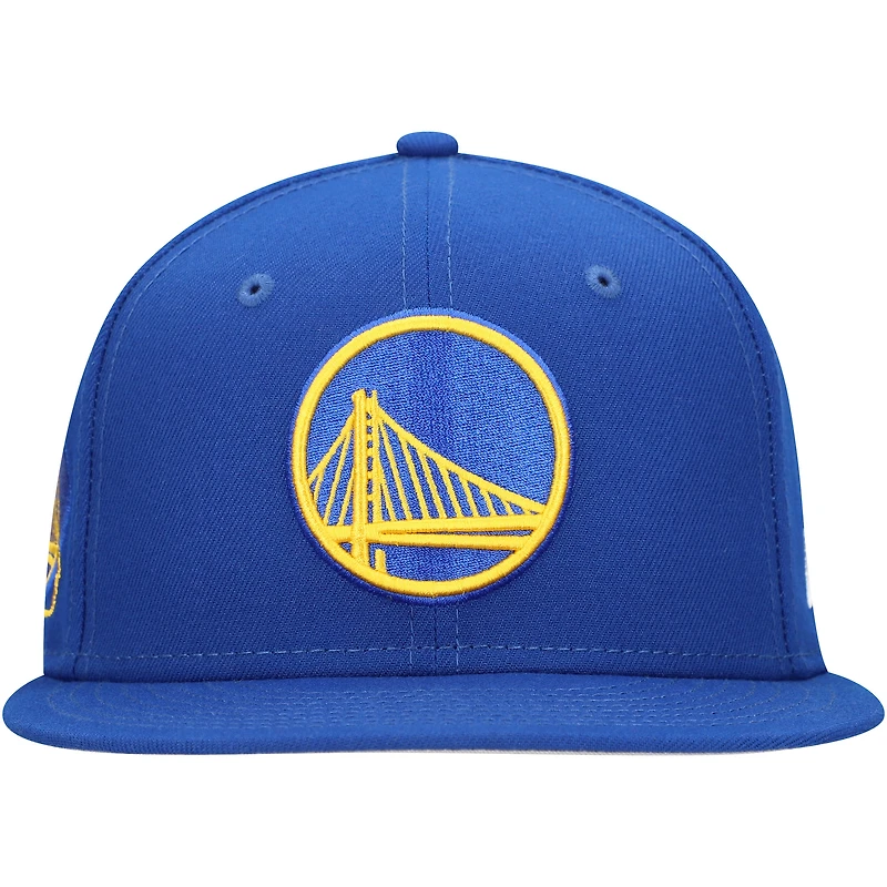Casquette Snapback 9FIFTY Golden State Warriors Royal New Era pour homme