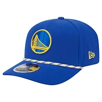 Casquette ajustable New Era Royal Golden State Warriors 9SEVENTY pour homme