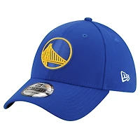 Casquette flexible 39THIRTY couleur officielle de l'équipe Royal Golden State Warriors New Era pour homme