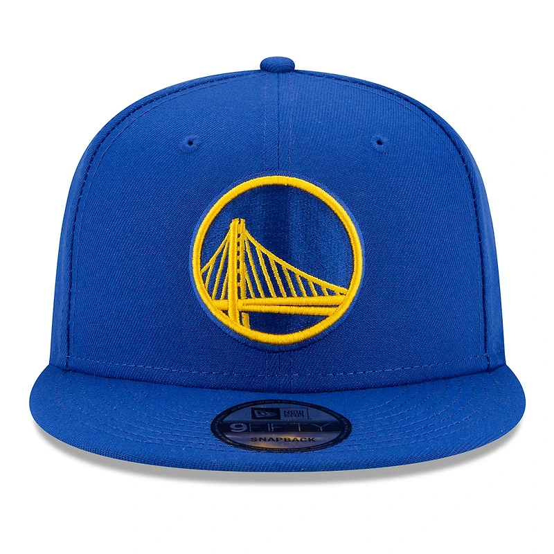 Casquette Snapback 9FIFTY Royal Golden State Warriors New Era pour homme