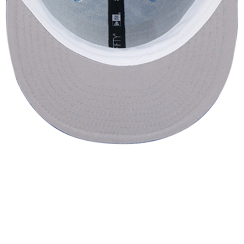 Men's New Era Royal Golden State Warriors Palm Fronds 2-Tone 59FIFTY Fitted Hat