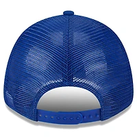Casquette réglable surdimensionnée 9FORTY avec patch Royal Golden State Warriors New Era pour hommes