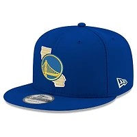 Casquette Snapback 9FIFTY Royal Golden State Warriors de New Era pour homme