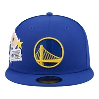 Men's New Era  Royal Golden State Warriors Team Collage 59FIFTY Fitted Hat