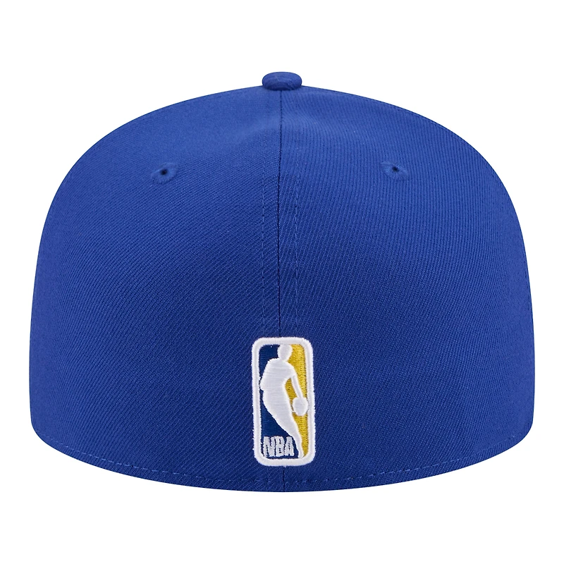 Men's New Era  Royal Golden State Warriors Team Collage 59FIFTY Fitted Hat