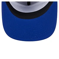 Casquette snapback de golfeur New Era Royal Golden State Warriors pour homme