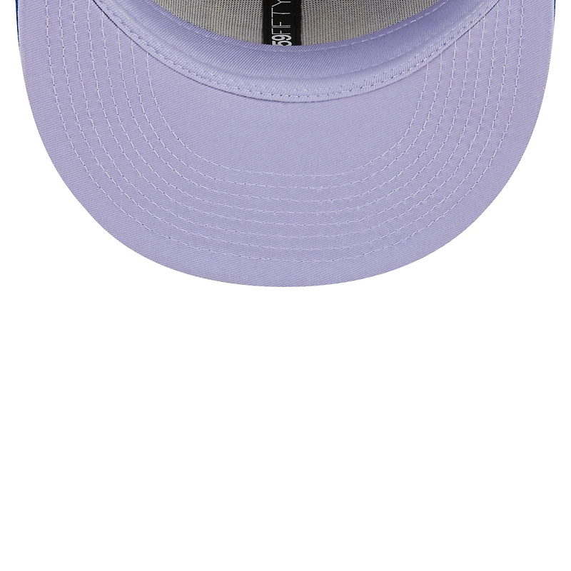 Men's New Era Royal Golden State Warriors The 3X NBA Finals Champions Pop Sweat 59FIFTY - Fitted Hat