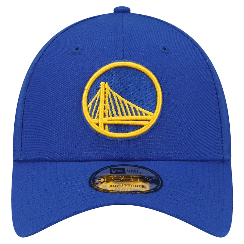 Casquette réglable New Era Royal Golden State Warriors The League 9FORTY pour hommes