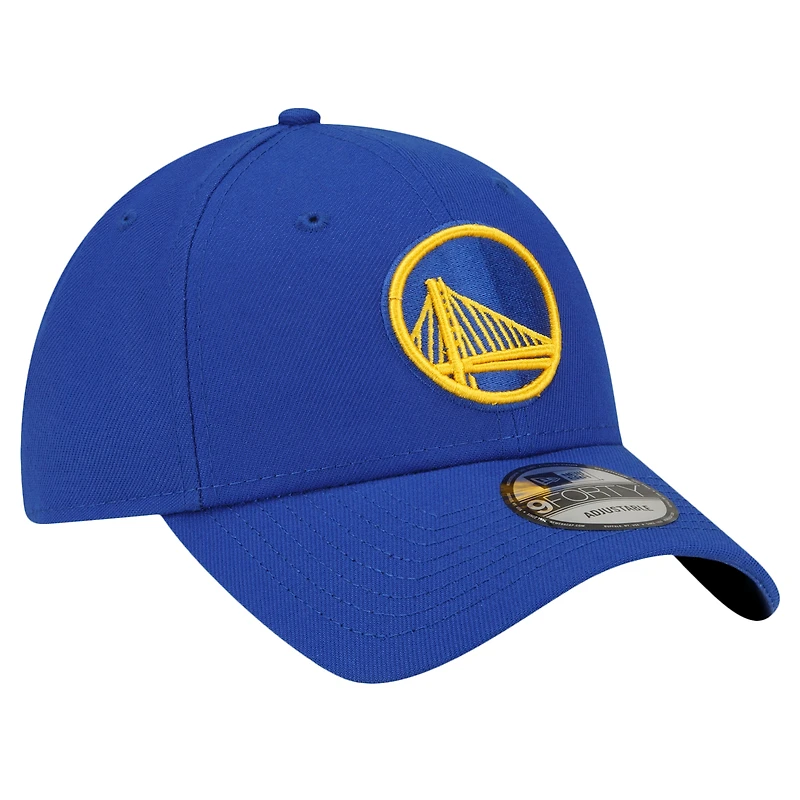 Casquette réglable New Era Royal Golden State Warriors The League 9FORTY pour hommes