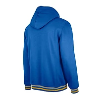 Sweat à capuche rétro Golden State Warriors Royal New Era pour homme