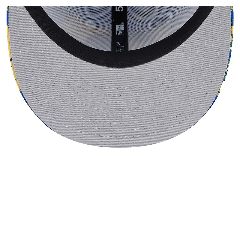 Men's New Era Royal Golden State Warriors Tip-Off 59FIFTY Fitted Hat