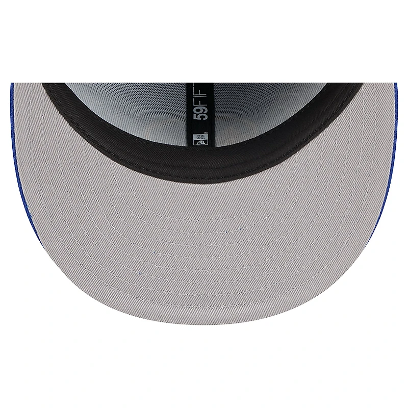 Casquette ajustée New Era Royal Golden State Warriors Tri-Hit 59Fifty pour homme