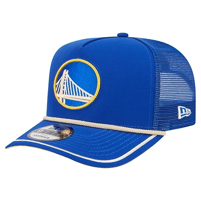 Casquette snapback New Era Royal Golden State Warriors Vintage Team Rope 9FIFTY pour homme