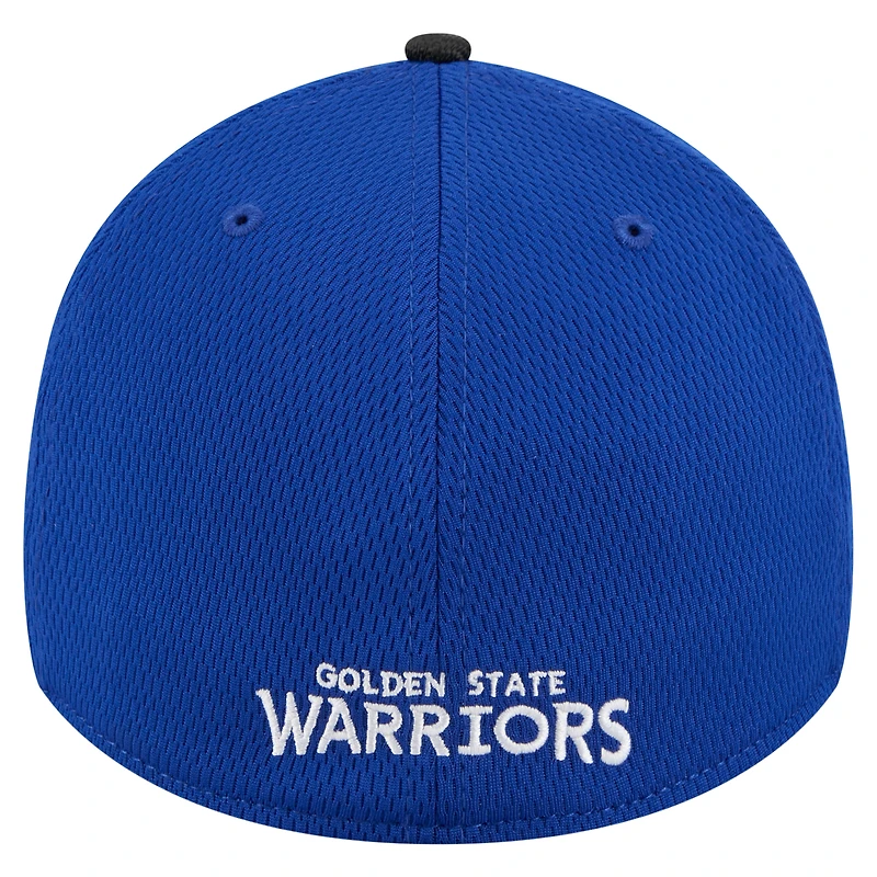 Casquette New Era Royal Golden State Warriors Visor Hit 39THIRTY Flex pour homme