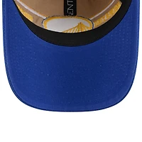 Men's New Era Tan/Royal Golden State Warriors 2024 NBA Draft 9TWENTY Adjustable Hat