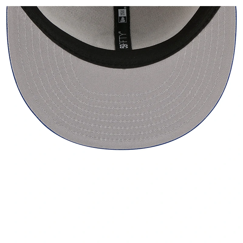 Men's New Era  Tan/Royal Golden State Warriors Localized City Icon 59FIFTY Fitted Hat